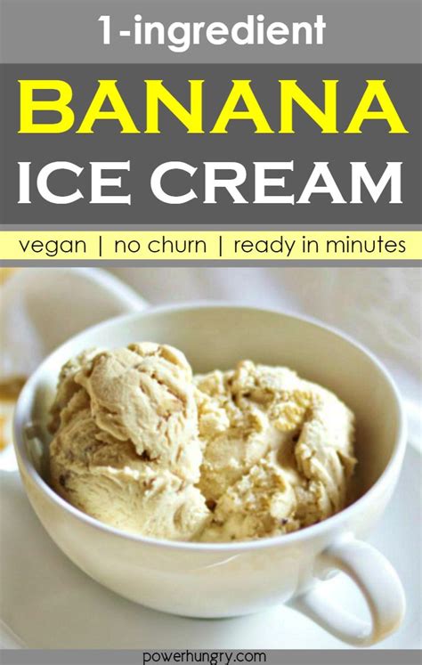 Easy 1 Ingredient Banana Ice Cream Recipe