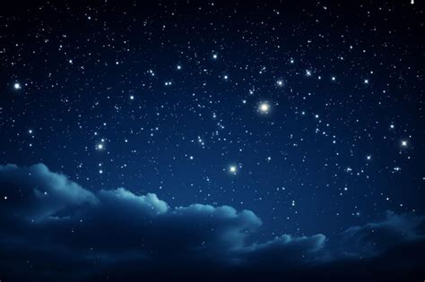 Premium Photo | Beautiful constellations on dark blue sky