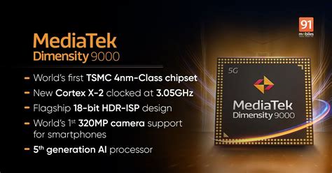 Mediatek Dimensity Overview Worlds First Tsmc Nm Chipset Is