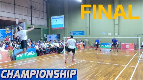 Final Hari Uday V S Shyam Prasad Vishnu Yonex Sunrise Kerala State