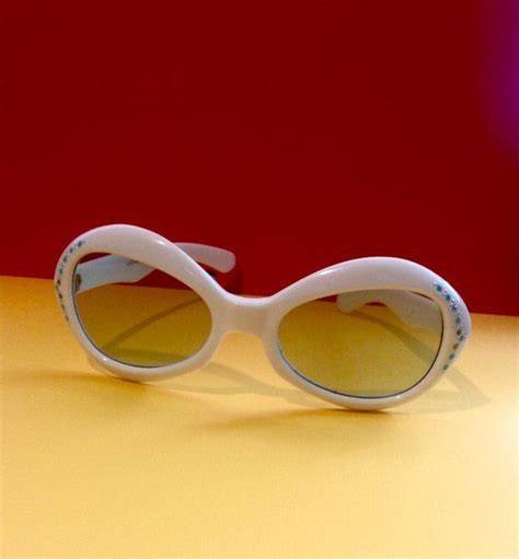 Silvana Italian Sunglasses Vintage 1960 S 60s White Etsy