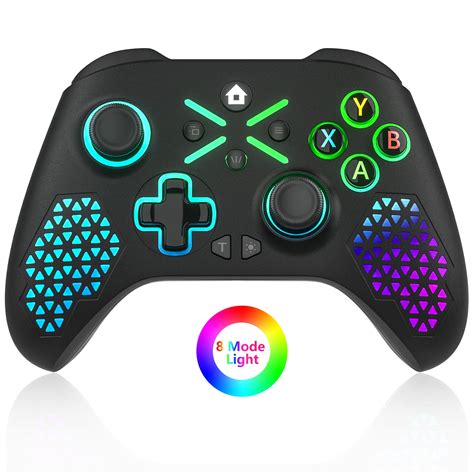 Bonadget Xbox Controller Wireless With Rgb Lighting Compatible With