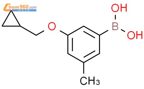 1256345 78 4 3 环丙基甲氧基 5 甲基苯硼酸化学式结构式分子式msds 960化工网