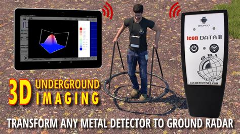 Transform Any Metal Detector To 3D Imaging Ground Radar ICON DATA II