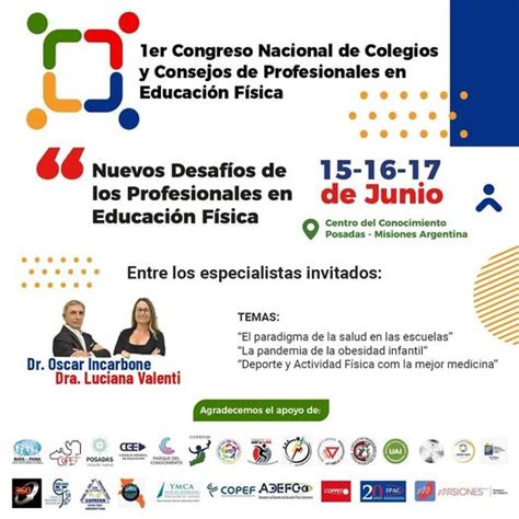 Er Congreso Nacional De Colegios Y Consejos Profesionales En Educacion