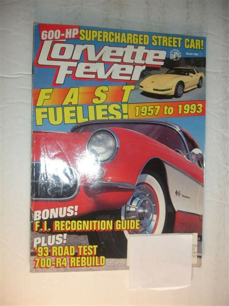 Corvette Fever Magazine March 1993