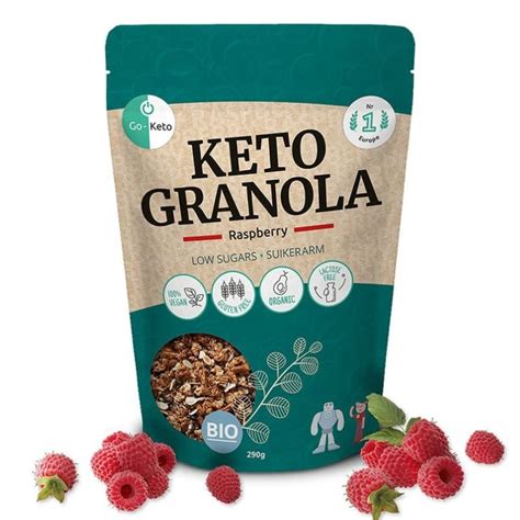 Go Keto Keto Bio Granola Framboos 290 Gr Lowcarbcenter Nl