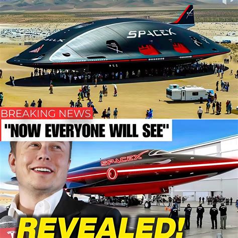 Breaking News: Elon Musk REVEALS UFO-shaped stealth fighter jet that