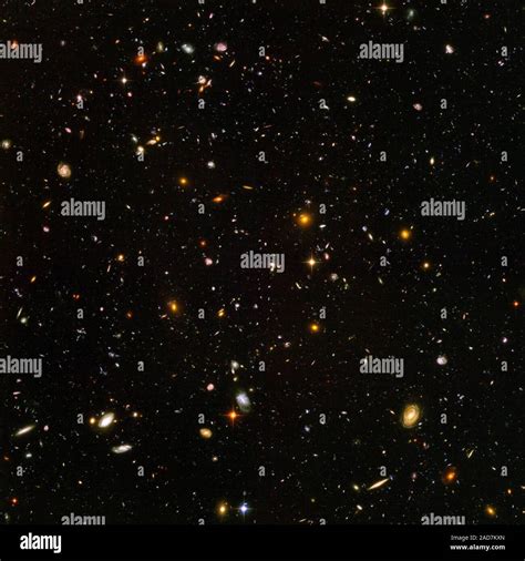 Galaxies in hubble deep field hi-res stock photography and images - Alamy