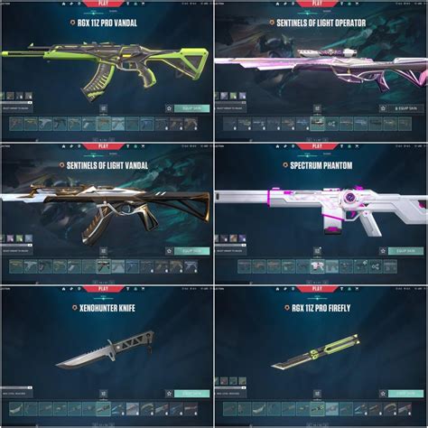 Xeno Knife Rgx Firefly Blade Sol Vandal Premium Bp Valorant