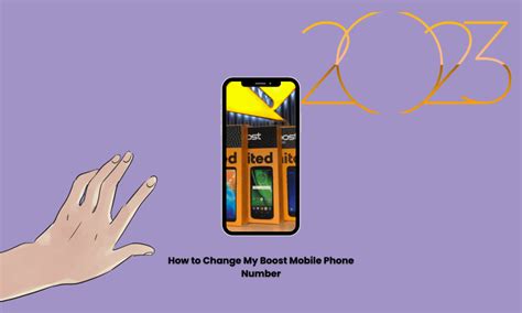how to change my number on boost mobile