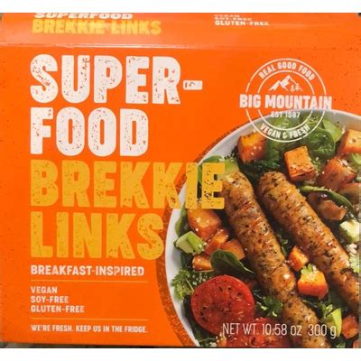 Carbs in Sis Mountain Super-Food Brekkie Links | Carb Manager