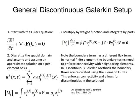 Ppt Discontinuous Galerkin Methods For Solving Euler Equations Powerpoint Presentation Id