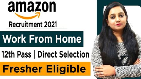 Amazon Work From Home Jobs 12th Pass Job Fresher Job Vacancy Work From Home Amazon