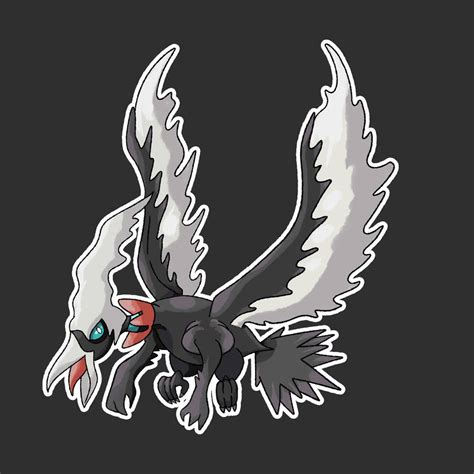 Pokemon Fusion - Ho-oh / Darkrai by Crystaelart on DeviantArt