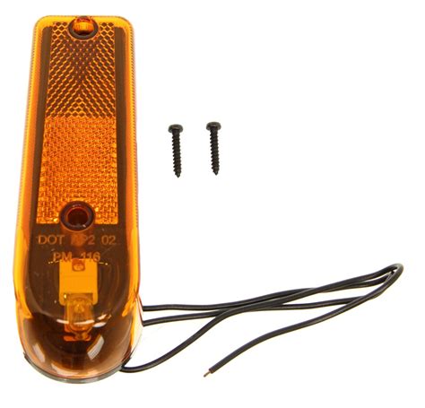 Peterson Clearance Or Side Marker Trailer Light W Reflector