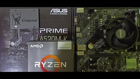 Armado PC GAMER Ryzen 5 5600G ASUS PRIME A520M K SSD120GB