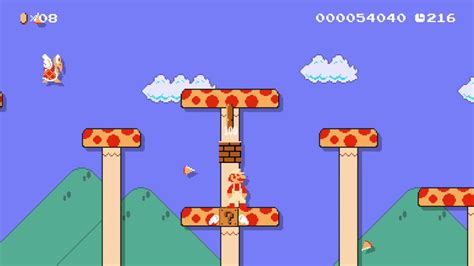 Super Mario Maker Levels Mushroom Platform Course Youtube