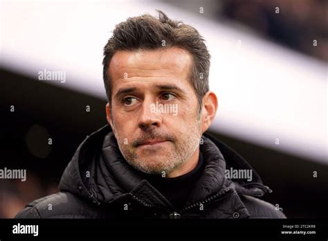 Fulham manager Marco Silva during the Premier League match at Craven ...