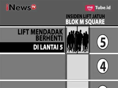 Berikut Kronologis Jatuh Nya Lift Blok M Square Inews Pagi