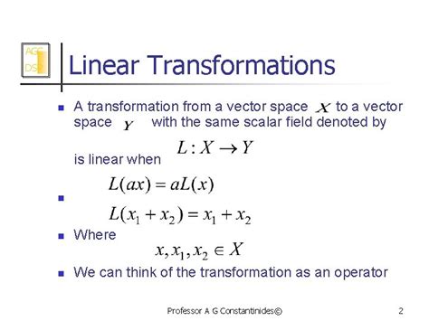 Agc Dsp Hilbert Spaces Linear Transformations And Least