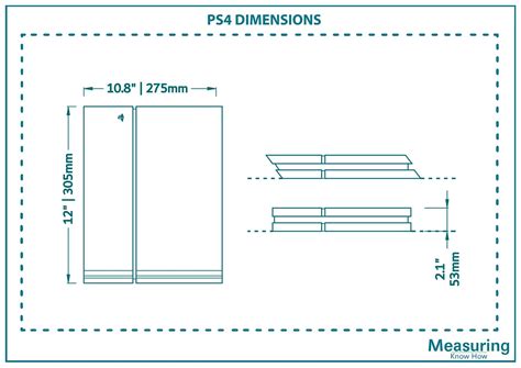 Ps4 Console Dimensions Inches