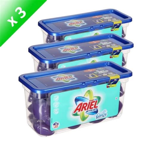 ARIEL Actilift Écodoses Febreze 32 Doses x3 Cdiscount Au quotidien