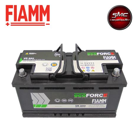 Batteria Auto Fiamm Agm Ah A Ricambi Auto Smc