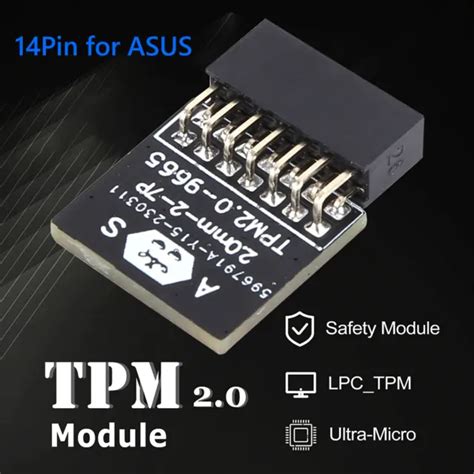 Tpm Cryptography Security Module Lpc Interface For Asus Msi Asrock