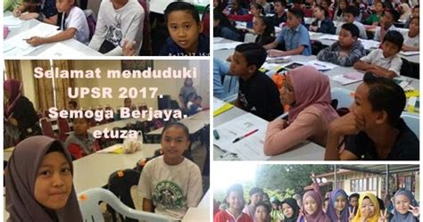 Selamat Menduduki Peperiksaan Upsr