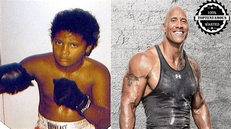 Dwayne Johnson From 1 To 44 Years Old Dwayne Johnson Johnson Olds