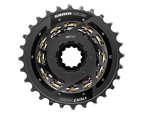 SRAM RED AXS XG 1290 Cassette Rainbow 12 Speed SRAM XDR E1 10