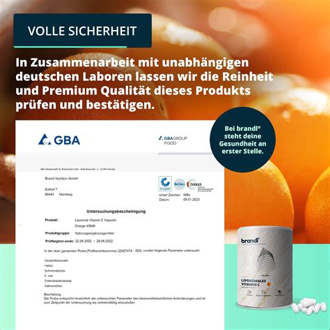 brandl Liposomales Vitamin C Ascorbinsäure 120 St Shop Apotheke