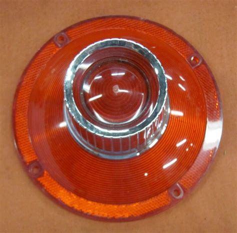 NOS 1964 64 Ford Tail Light Lens With Trim Original FoMoCo Fullsize