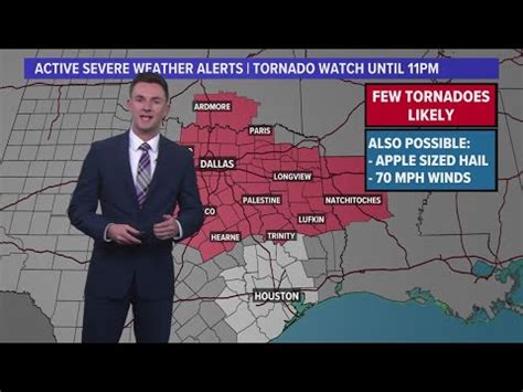 Texas Storms Tornados Possible In North East Texas Sunday Youtube