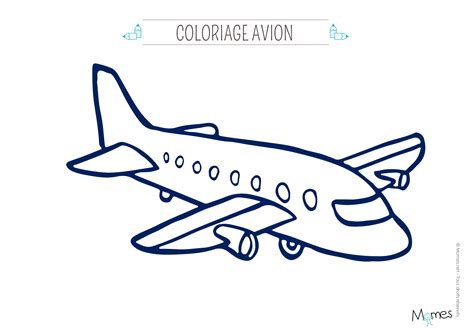 Coloriage Avion