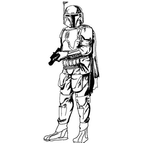 Lego Boba Fett Coloring Pages