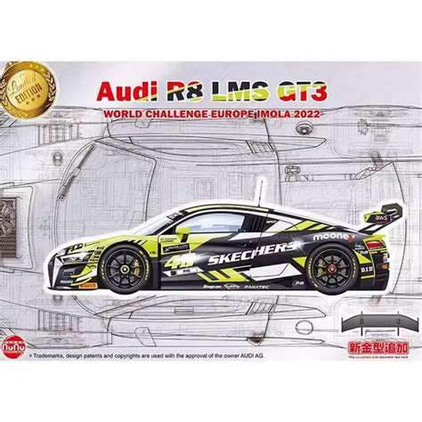 Scale Model Kit Audi R8 LMS Evo II GT3 2022 1 24 NuNU 24044