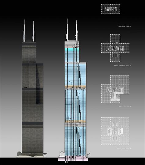 Hidden Architecture » Willis Tower (formerly Sears Tower) - Hidden ...