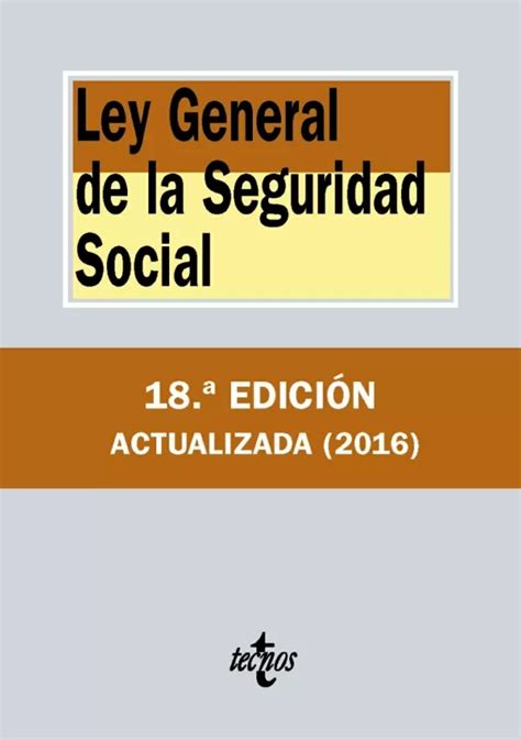 LEY GENERAL DE LA SEGURIDAD SOCIAL VV AA Libro En Papel 9788430968848