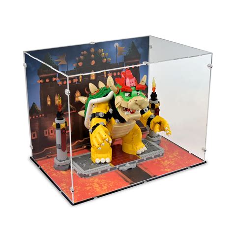 Acrylic Display Case for LEGO The Mighty Bowser | iDisplayit