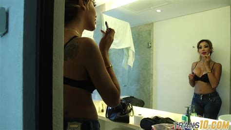 Lingerie Ts Beauty Filmed Behind The Scenes AShemaletube