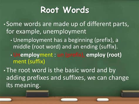 Root Words Prefixes And Suffixes Ppt