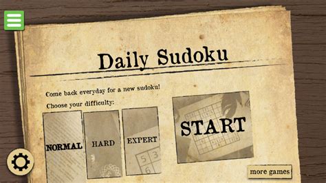 Play game Sudoku Daily Puzzle - Free online sudoku games