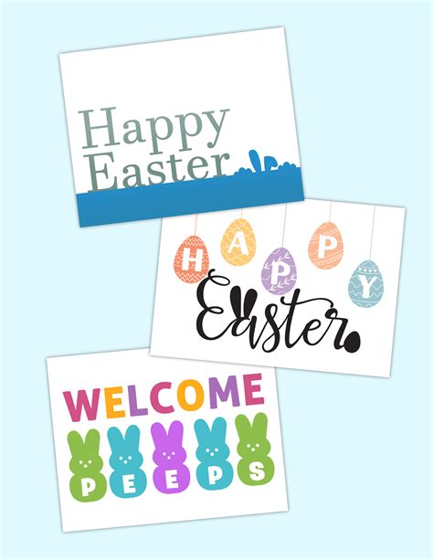 Free Printable Happy Easter Signs