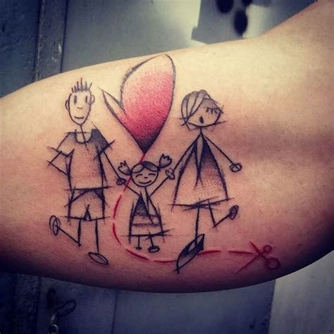 21 Tatuagens de família símbolos do amor e apoio incondicional