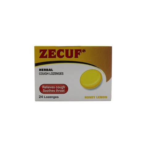 Zecuf Honey Lemon Lozenges 24s Vivapharmacy