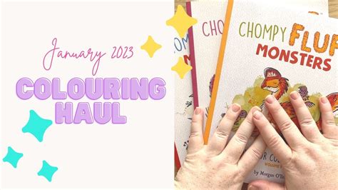 January Adult Colouring Haul Adult Coloring Youtube