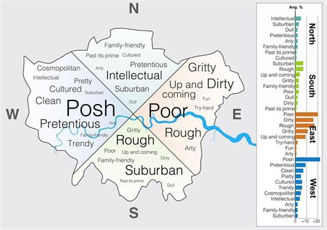 The stereotype map of London | indy100 | indy100