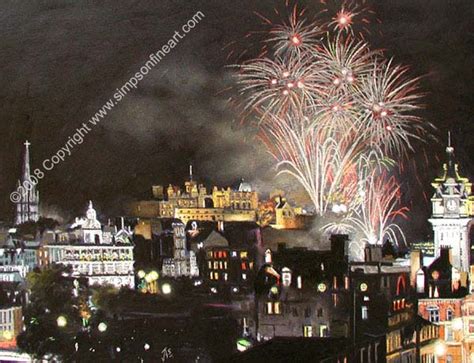 Hogmanay Fireworks, Edinburgh